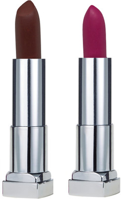 

KRAYONS SHEER MATTE LIPSTICK HOT AND BOLD SOFT CREAMY MATTE LIPSTICK (SET OF 2)(BRICK TONE, FRENCH ROSE)