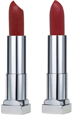 

KRAYONS SHEER MATTE LIPSTICK HOT AND BOLD SOFT CREAMY MATTE LIPSTICK (SET OF 2)(CENTRE STAGE, CODE RED)