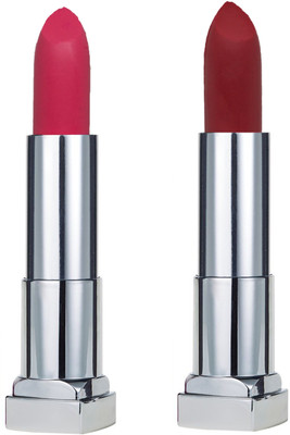 

KRAYONS SHEER MATTE LIPSTICK HOT AND BOLD SOFT CREAMY MATTE LIPSTICK (SET OF 2)(FIRST CRUSH, SALSA RED)