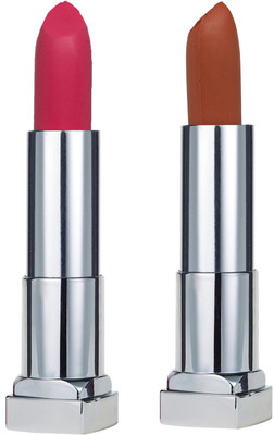 

KRAYONS SHEER MATTE LIPSTICK HOT AND BOLD SOFT CREAMY MATTE LIPSTICK (SET OF 2)(FIRST CRUSH, NUDE SKIN)