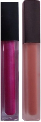

Gabbu SHINING GLOSSY MATTE LIPSTICK(BRIQUE, LIGHT PURPLE)