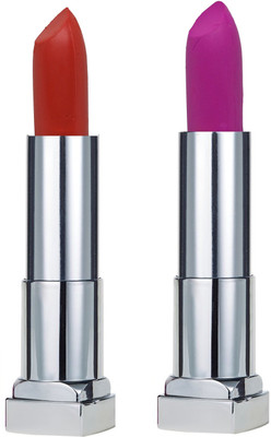 

KRAYONS SHEER MATTE LIPSTICK HOT AND BOLD SOFT CREAMY MATTE LIPSTICK (SET OF 2)(ORANGE CRUSH, ROSE PETALS)