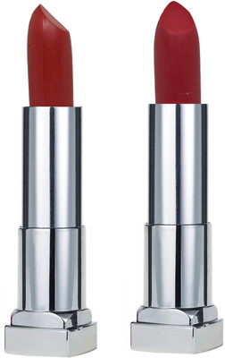 

KRAYONS SHEER MATTE LIPSTICK HOT AND BOLD SOFT CREAMY MATTE LIPSTICK (SET OF 2)(ORANGE TANGO, VALENTINE PINK)