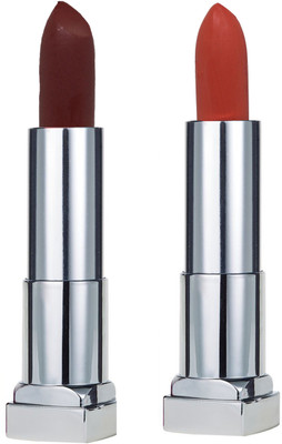 

KRAYONS SHEER MATTE LIPSTICK HOT AND BOLD SOFT CREAMY MATTE LIPSTICK (SET OF 2)(SCARLET RED, SUNSET ORANGE)