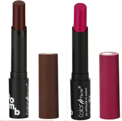 

Bonjour Paris Single Stock Application Color Sensational Creamy Matte With Sheya Butter 2 Pcs Lipsticks A3(Rose Wood, Scarlet)