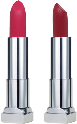 

KRAYONS SHEER MATTE LIPSTICK HOT AND BOLD SOFT CREAMY MATTE LIPSTICK (SET OF 2)(FIRST CRUSH, TWILIGHT PINK)