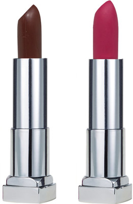 

KRAYONS SHEER MATTE LIPSTICK HOT AND BOLD SOFT CREAMY MATTE LIPSTICK (SET OF 2)(CHOCOLATE MOCHA, ANGEL PINK)