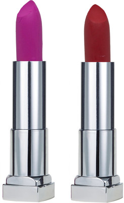 

KRAYONS SHEER MATTE LIPSTICK HOT AND BOLD SOFT CREAMY MATTE LIPSTICK (SET OF 2)(ROSE PETALS, VALENTINE PINK)