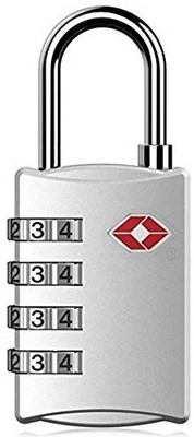 

Premsons TSA Approved Lock 4 Digit for USA Number Locks Padlock for Luggage Bag Travelling Lock(Multicolor)