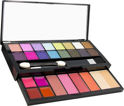 

Incolor 16 Eyeshadow, 4 Lipsticks, 4 Blushers, 2 Face powder
