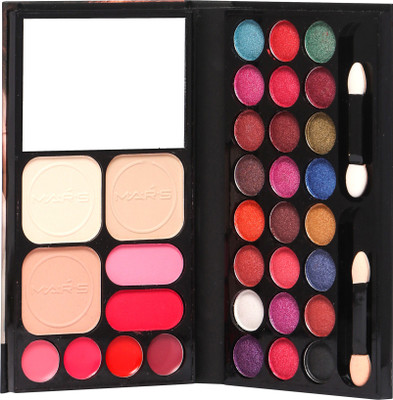 

Mars Makeup kit 24 Shimmer eyshadow 3 compact powders 2 blusher 4 lipStick