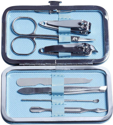 

CartKing Manicure Pedicure Kit Include Vanity - Combo of 7 - Menicure Set - Stainless Steel(0 ml, Set of 7)