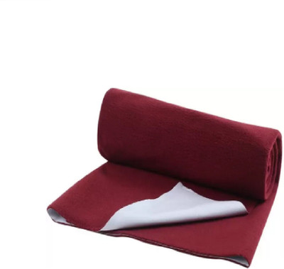 

riyansh Polyester Baby Bed Protecting Mat (Maroon,large)(MAROON PLAIN)