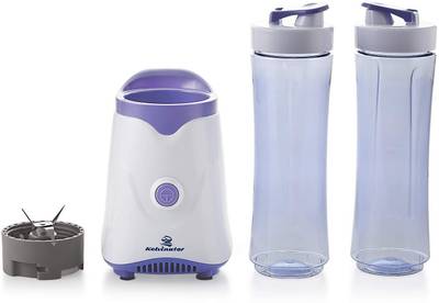 Kelvinator KJB-251 Personal Blender with Travel Sport Bottle and Travel Lid personal_Blender 250 Juicer Mixer Grinder (2 Jars, Purple, White)