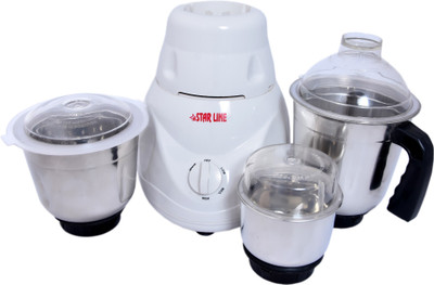 

STAR LINE MG18H22 550 Mixer Grinder(White, 3 Jars)