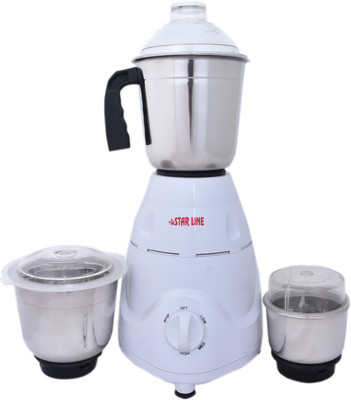 

STARLINE MG18H27 550 Mixer Grinder(White, 3 Jars)
