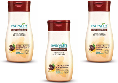 

EVERYUTH NATURALS MOISTURISING BODY LOTION 200ML HAVING COCOA BUTTER, WHEATGERM & HONEY(200 ml)