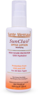 

Sante Mernaud SPF50 Intensive Deep Care Restore Vitamin Moisturising Lotion Sunclair(120 ml)