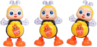 

BabyBliss High Quality Cute Bee with Light and Music For Kids(Multicolor)