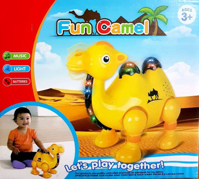 

NGEL Worlds Lightening And Musical Camel Toy For Kids(Multicolor)