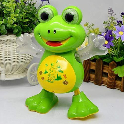 

Toysmart Dancing Toy with Light and Sound (Dancing Frog)(Multicolor)