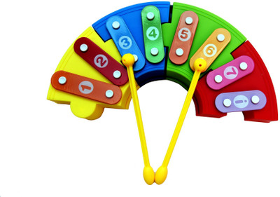 

TOYZTREND TODDLERS FIRST MUSICAL RAINBOW XYLOPHONE WITH 2 STICKS PREMIUM QUALITY AND SOOTHING SOUND(Multicolor)