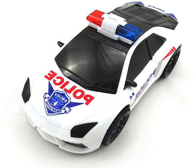 

BM 3D Lights Police Car with Sound | Toy for Kids Gift (WHITE)(White)