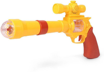 

Decor Express Projector Gun with 3D Flashing Lights & Music Toy Gun for Kids(Multicolor)