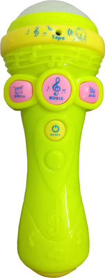 

R.V ENTERPRISES MUSICAL MIC WITH TAPE AND FLASHING LIGHT FOR KIDS(Multicolor)