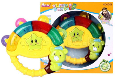 

BabyBliss Little Bear Bell Colorful Light and Musical Toy for Kids(Multicolor)