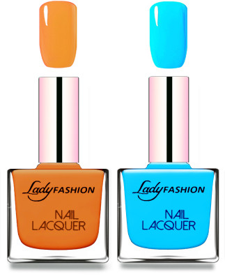 

Lady Fashion Cube Shaped Made In India Nail Polish Nude, Sky Blue(Pack of 2)