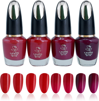 

Mars Maroon Matte Pack of 4 nail polish Cherry-4(Pack of 4)