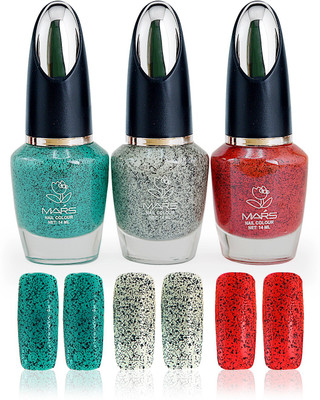 

Mars Cookie Rush Pack of 3 Nail polish Multi Cookie(Pack of 3)
