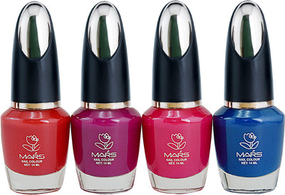 

Mars Disco Matte Pack of 4 nail polish Disco-2(Pack of 4)