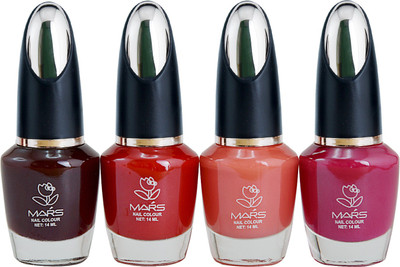 

Mars Disco Matte Pack of 4 nail polish Disco-1(Pack of 4)