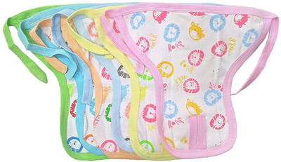

Baby Shopiieee Baby Hosiery Cotton Cloth Padded Nappies Pack of 6 (0-3 Months) - GH-04, Multicolor