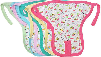 

Baby Shopiieee Baby Hosiery Cotton Cloth Padded Nappies Pack of 6 (6-9 Months) - GH-10, Multicolor