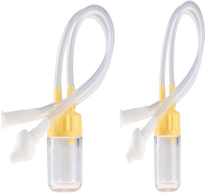 

DALUCI Born Baby Safety Nose Cleaner Vacuum Suction Nasal Aspirator (2 Pcs) Manual Nasal Aspirator(Multicolor)