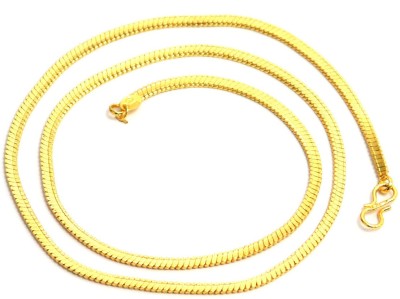 Sumangla Jewellers Designer Chains Inspired by Golden Shades Gold-plated Plated Brass Chain