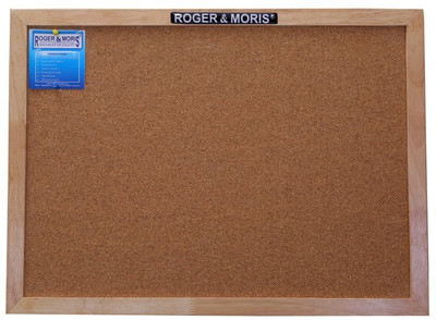 Roger & Moris Premium Wooden Framed Cork Notice Board(60 cm 45 cm)