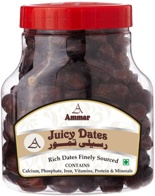 

ammar juicy dates khajoor Dates(500 g, Plastic Bottle)