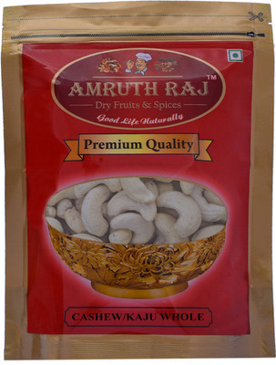 

AMRUTH RAJ Fresh Cashews(500 g, Vacuum Pack)
