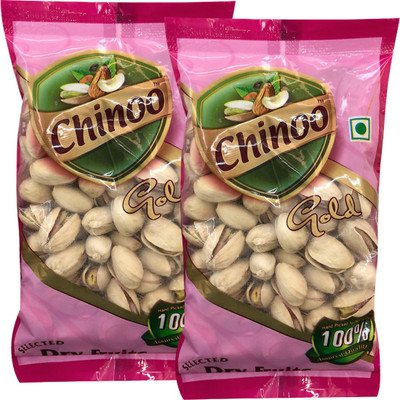 

Chinoo Roasted & Salted California Pistachio Nuts 100g (Pack of 2) Pistachios(200 g, Pouch)
