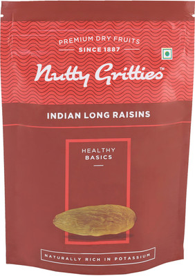 

Nutty Gritties Indian Long Green Raisins(223 g, Pouch)