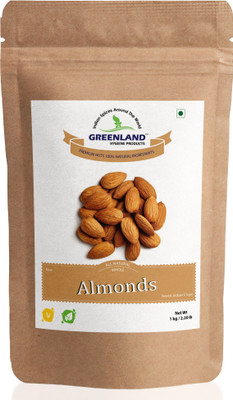 

GREENLAND HYGIENE PRODUCTS Badam Almonds(1 kg, Pouch)