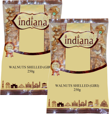 

Indiana American Walnuts Premium Quality 500g ( 250g X 2) Walnuts(250 g, Pouch)