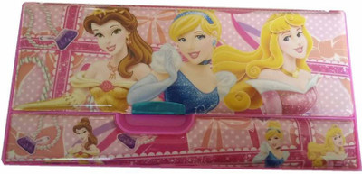 

Browner Dual Sharpner Barbie Art Plastic Pencil Boxes(Set of 1, Pink)
