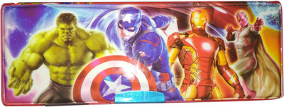 

IndusBay Avengers Avengers Captain America Art Plastic Pencil Box(Set of 1, Blue)