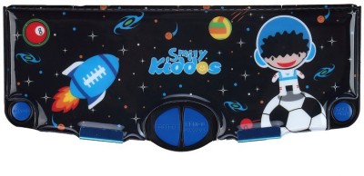 smily kiddos 1 universe Art Plastic Pencil Box(Set of 1, Black)