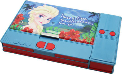 

Browner Dual Sharpner With Calculator Frozen Art Plastic Pencil Boxes(Set of 1, Blue)